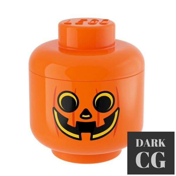 Lego Storage Head L Pumpkin by Lego