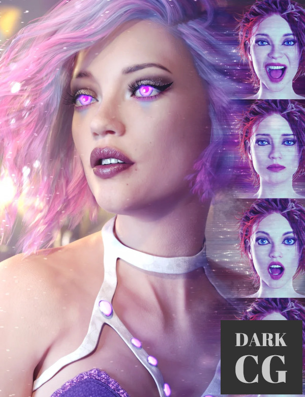 Daz3D, Poser: PTF Down to Earth Expressions for Zelara 8 and Genesis 8 Female(s)