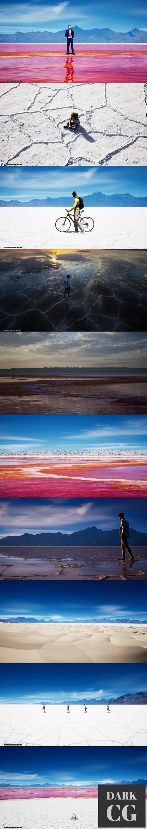 Unreal Engine Salt Landscape