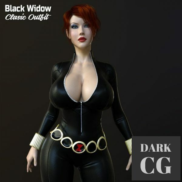 Daz3D, Poser: MV BlackWidow Classic For G3F