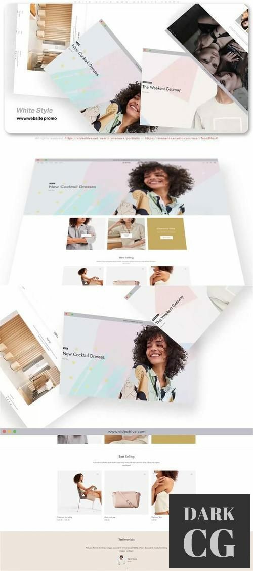 White Style WWW Website Promo 35656896