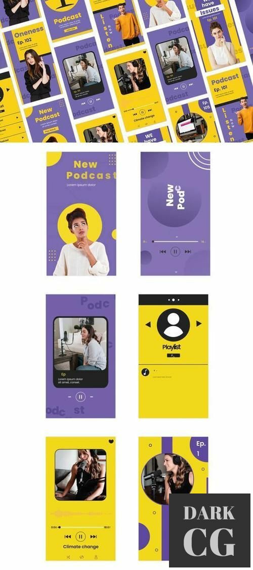 Podcast Instagram Story Template 35652798
