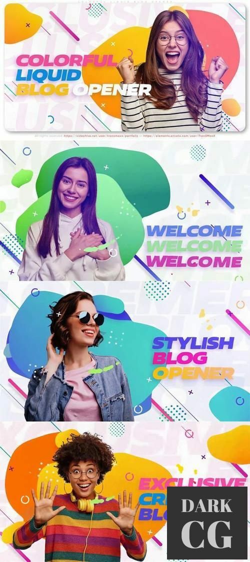 Colorful Liquid Blog Opener 35432329