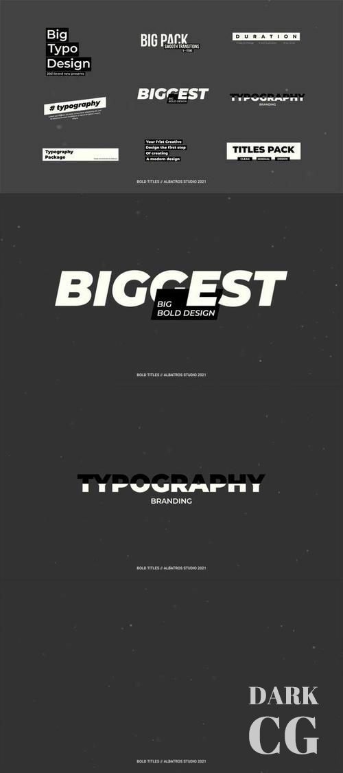 Bold Titles After Effects 35428403