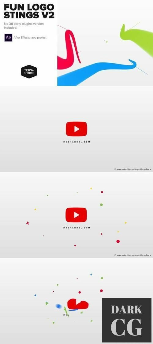 Fun Logo Stings with Social Logos 25074062