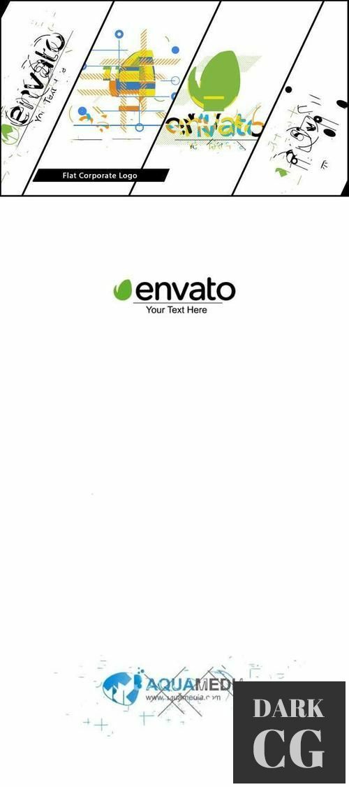 Flat Corporate Logo V02 18660178