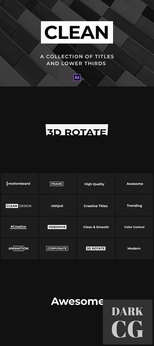 Clean Titles and Lower Thirds 23192497