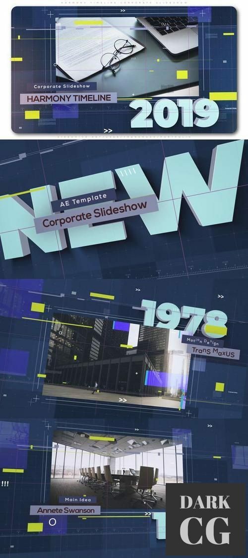 Harmony Timeline Corporate Slideshow 23533944