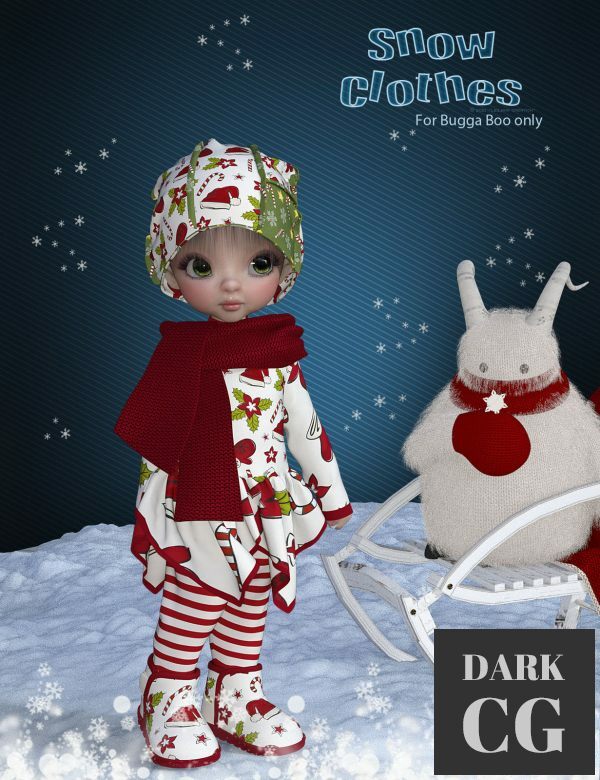 Daz3D, Poser: Boo Snow Clothes