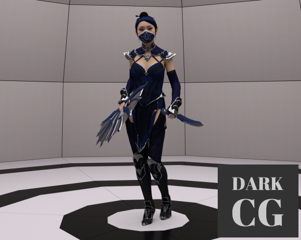 Daz3D, Poser: Kitana for G8F