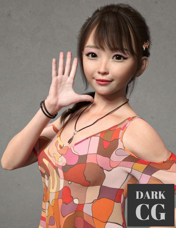 Daz3D, Poser: Ji Eun For Genesis 8.1 Female