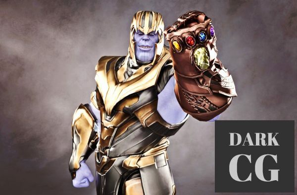 Daz3D, Poser: Thanos For Genesis 8 Male