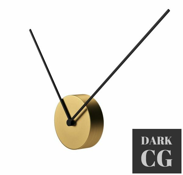 3D Model Less Wall Clock by Petite Friture