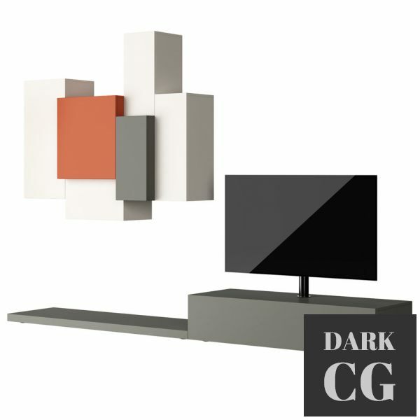Livitalia Wall Unit C49 by Livarea