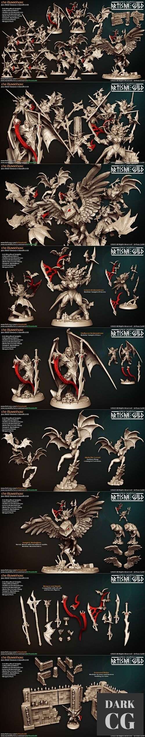 Artisan Guild - The Bloodhunt January 2022 – 3D Print