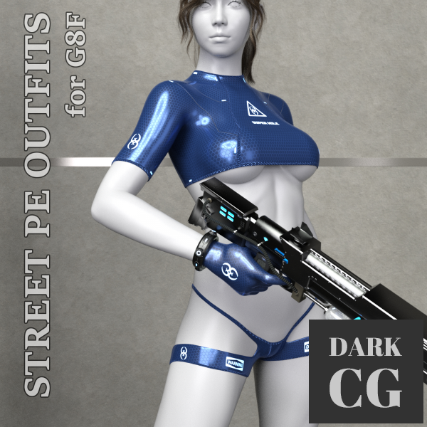 Daz3D, Poser: Street PE Outfits for G8F