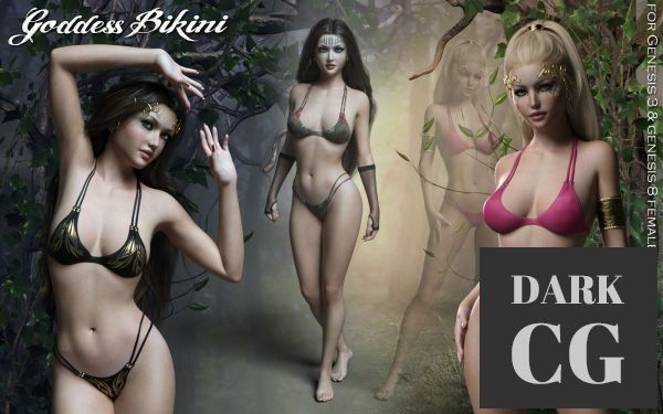 Daz3D, Poser: Goddess Bikini