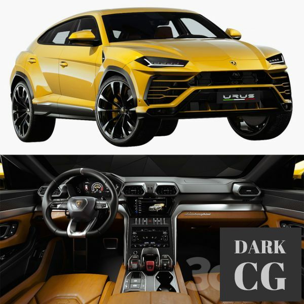 3D Model Lamborghini Urus