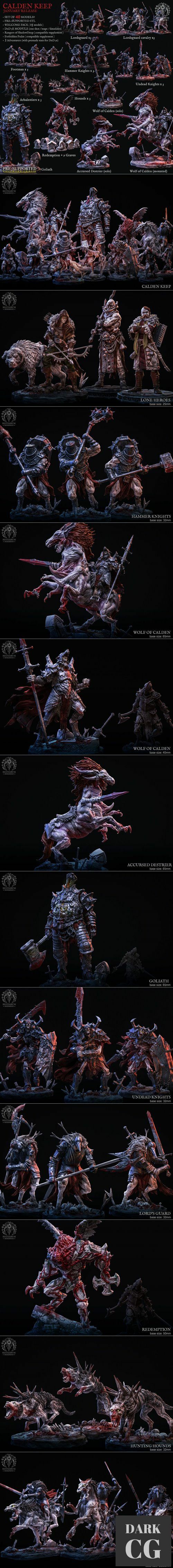 3D Model Bestarium Calden Keep January 2022 3D Print