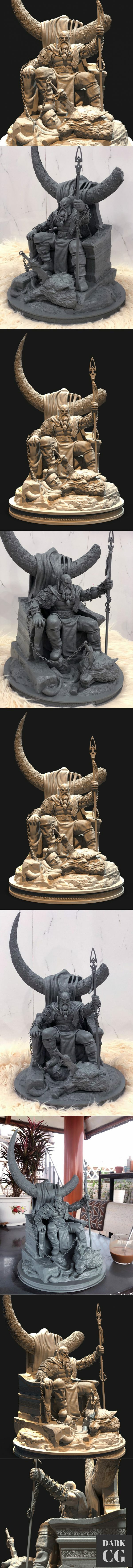Kratos on Throne