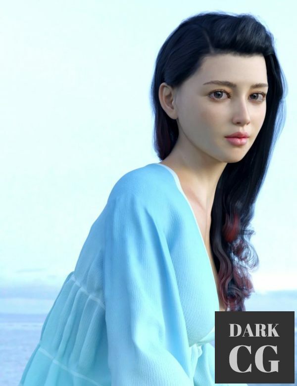 Daz3D, Poser: Vo Hai Yan HD for Genesis 8.1 Female
