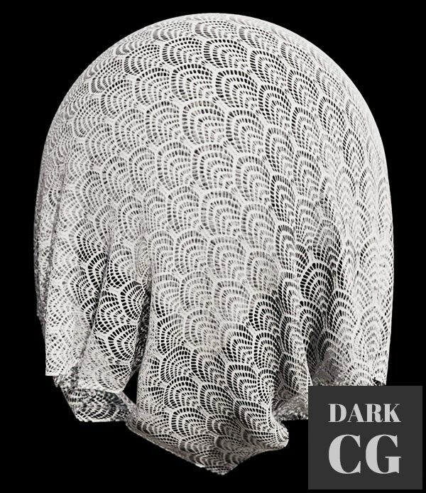 PBR texture: Fabric Lace 012 4K