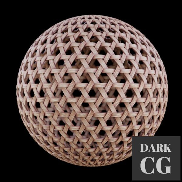 PBR texture: Wood Wicker 010 4k