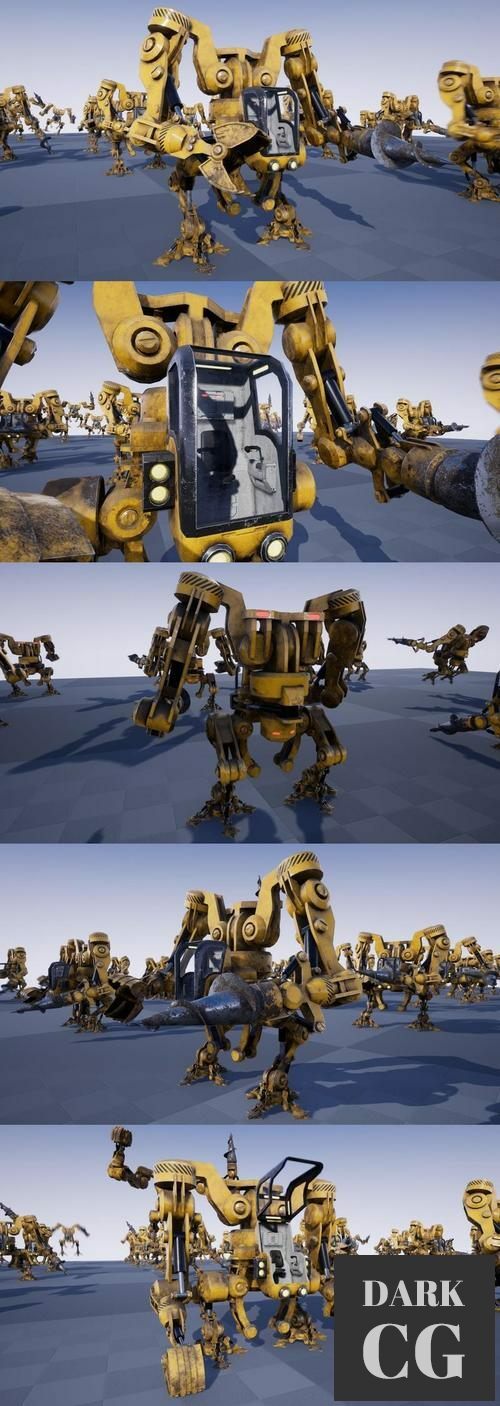 Unreal Engine – SCI FI: MINING MECH