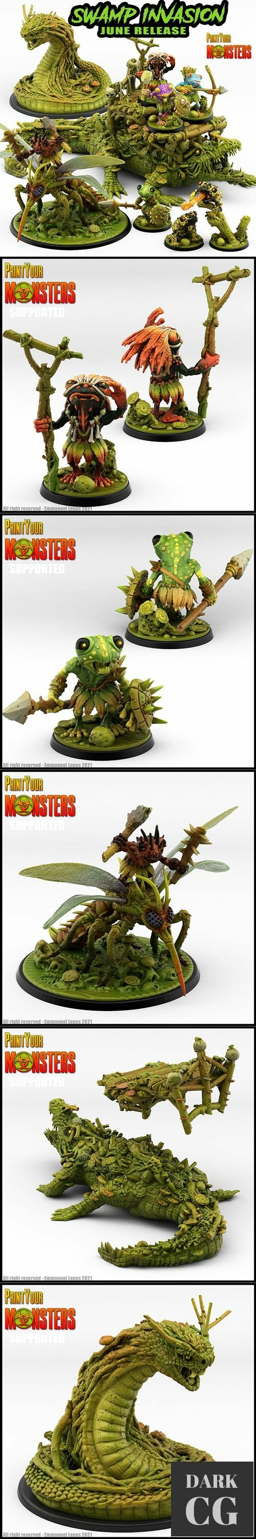 Print Your Monsters - Swamp Invasion June 2021 – 3D Print