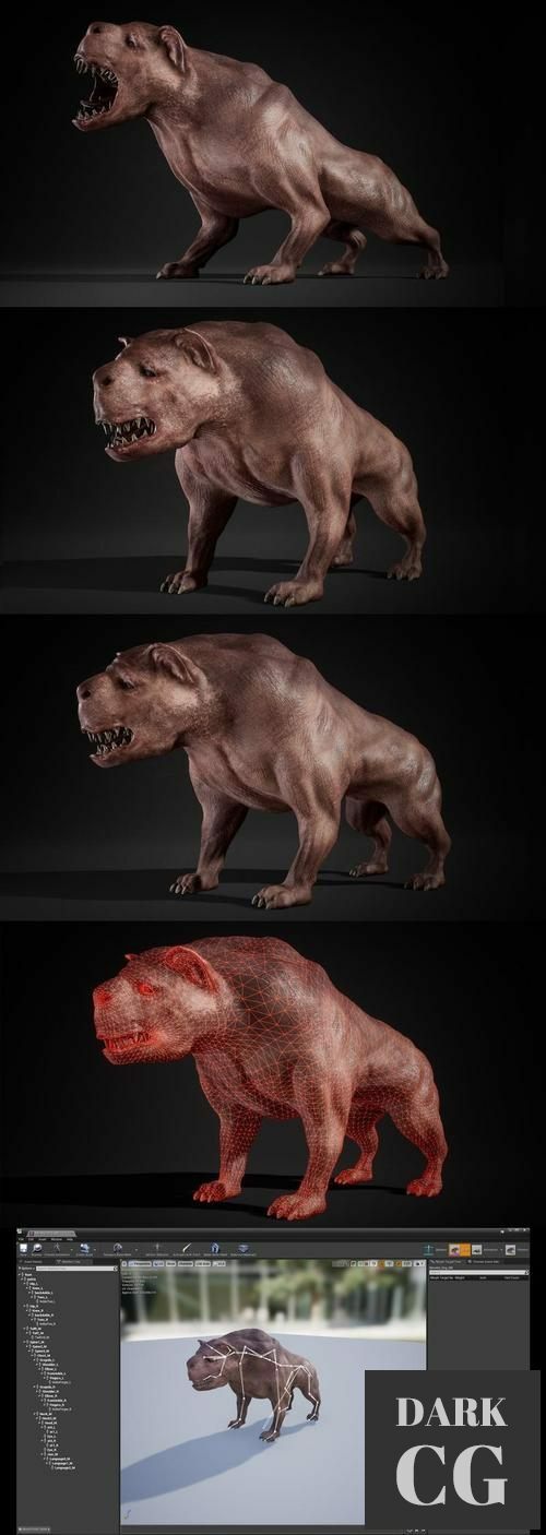 Unreal Engine Monster Dog