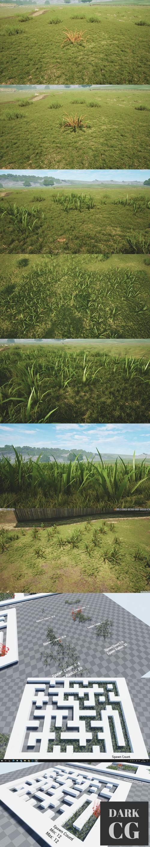 Unreal Engine Procedural Growing Plants