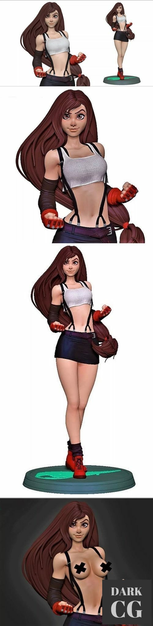 Tifa lockhart statue – 3D Print