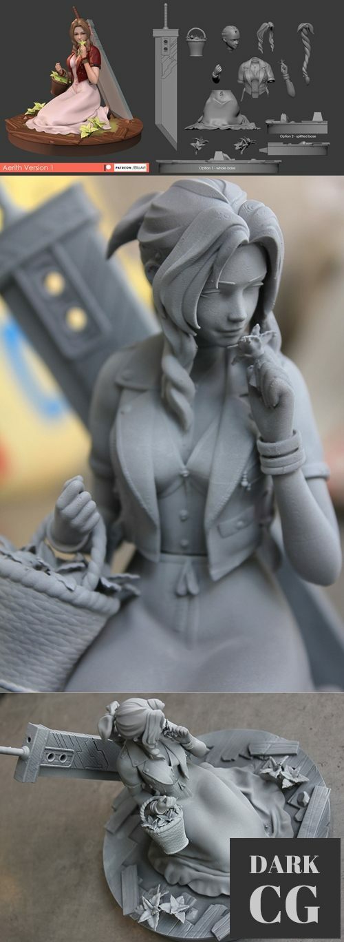 Final Fantasy – Aerith v1 – 3D Print