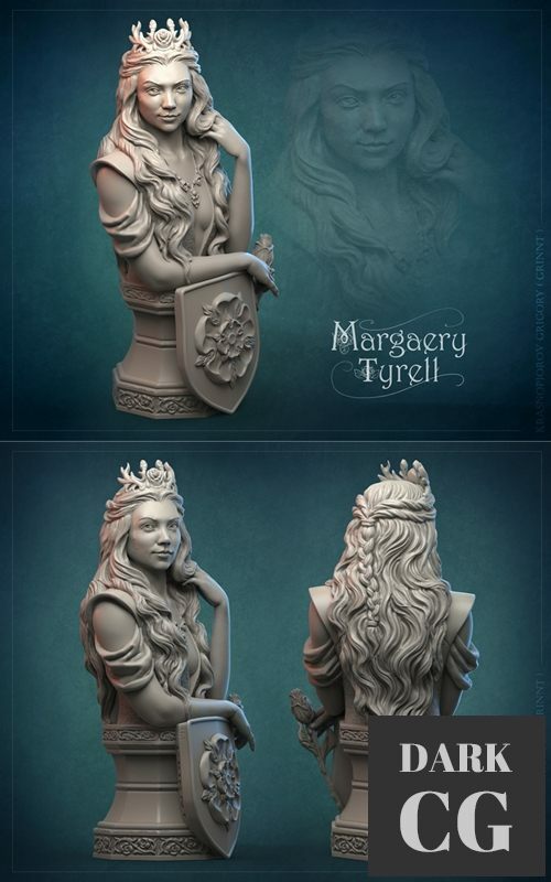 Margaery Tyrell Bust – 3D Print