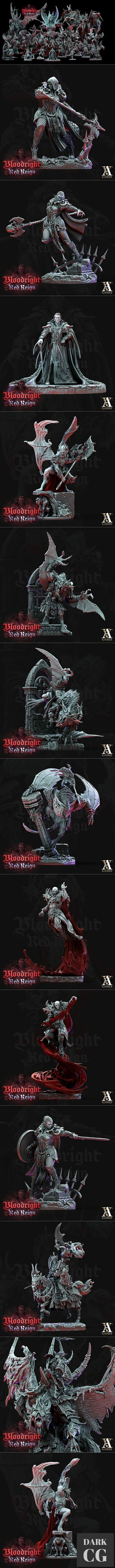 Archvillain Games - Bloodright - Red Reign – 3D Print