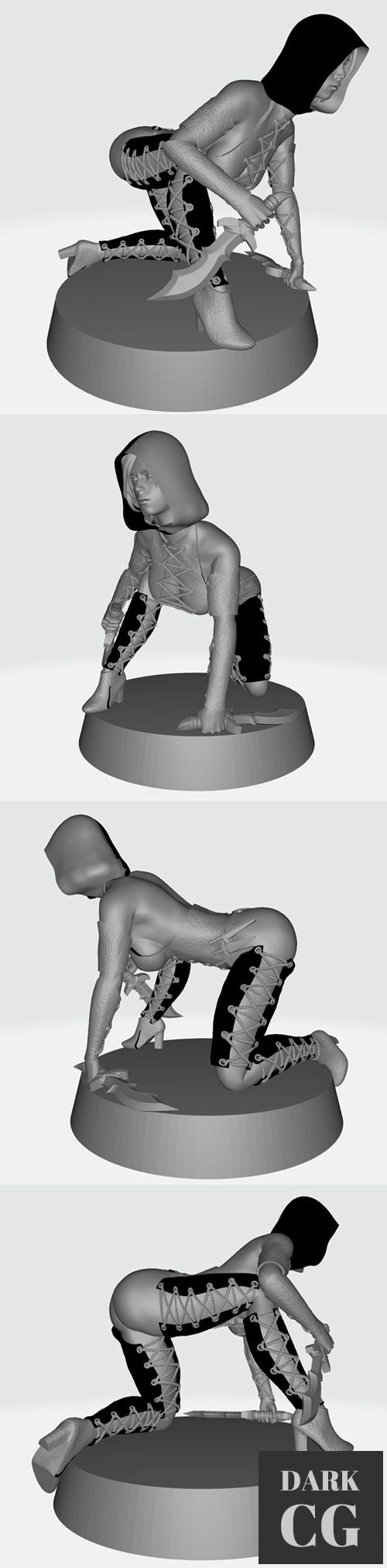 Assassin Pose – 3D Print