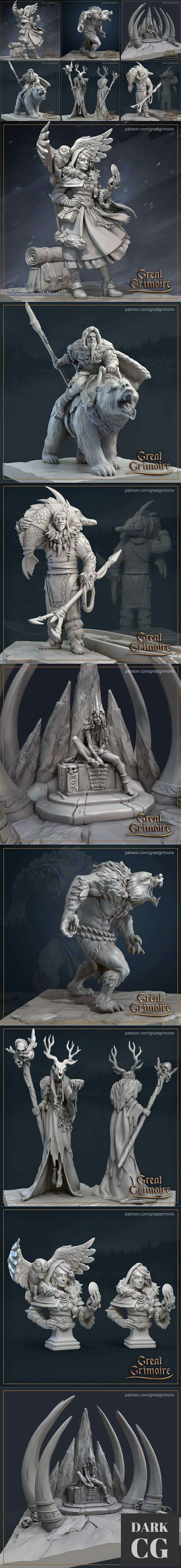 Great Grimoire The Frozen Grove - Complete February 2021 – 3D Print