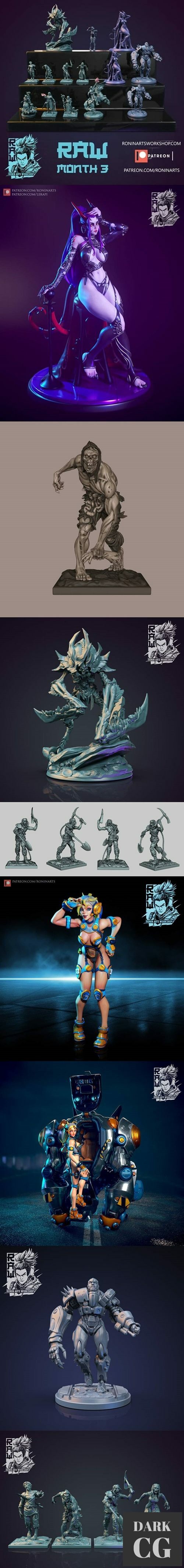 Ronin Arts Workshop RAW Month 3 – 3D Print