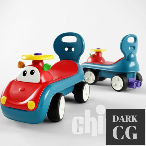 3D Model Chicco child car