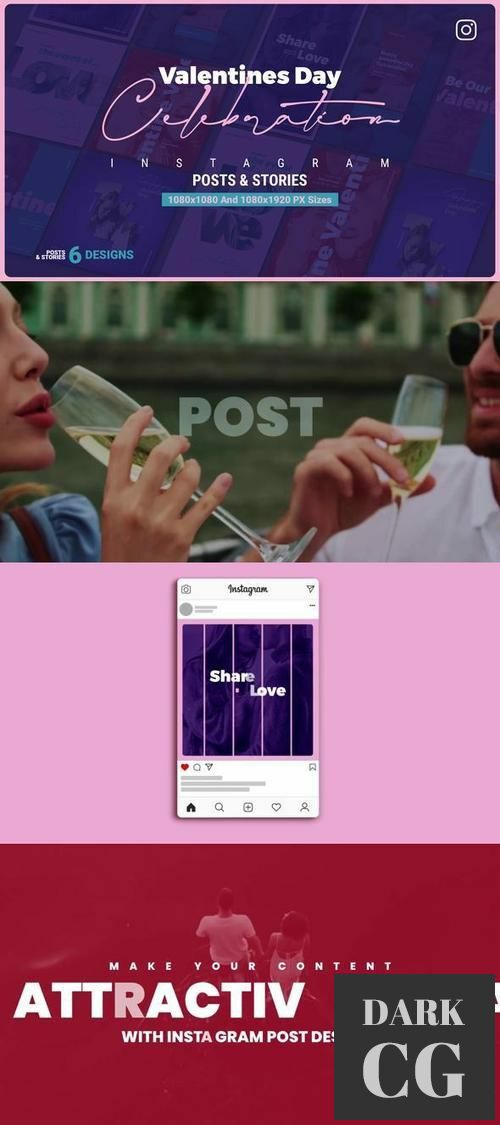 Valentine's Day Instagram Ad V112 35888713