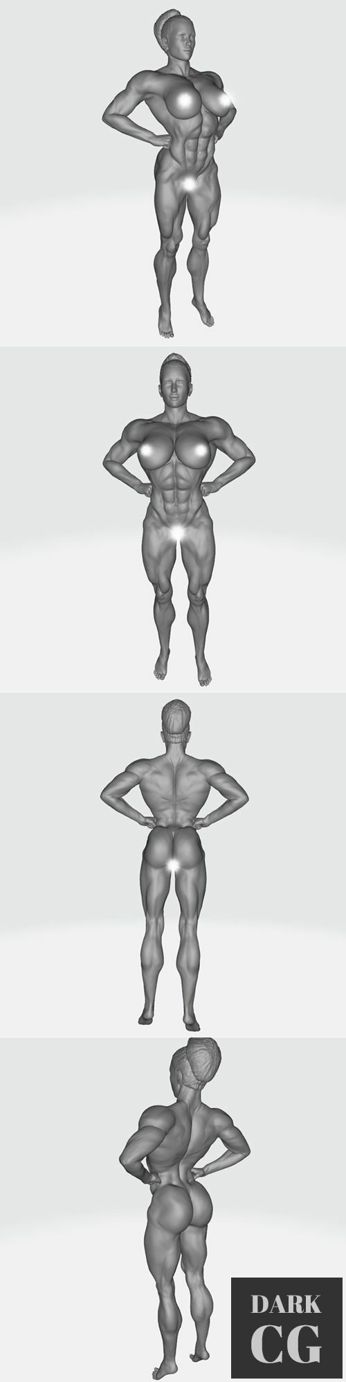 Strong Lady – 3D Print