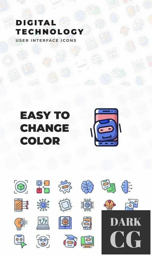 Digital technology - User Interface Icons 35871395