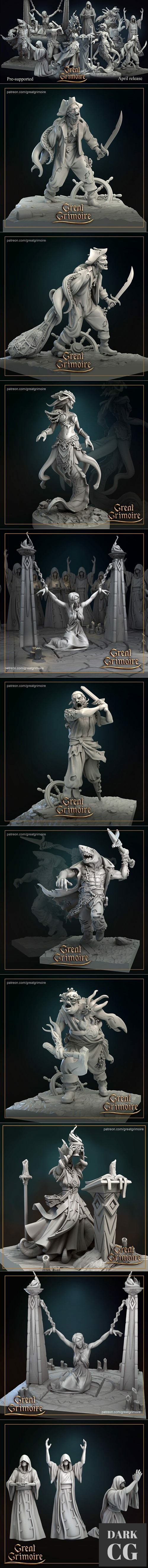 Great Grimoire Cult of Elder Gods Complete April 2021 – 3D Print