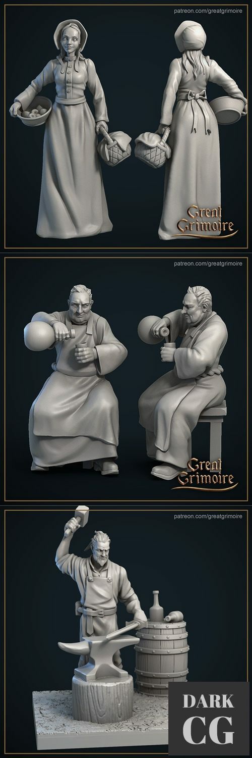 Great Grimoire - 300 Patreons Goal – 3D Print