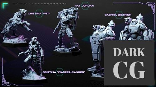 3D Model Nuclear Wasteland Heroes 3D Print