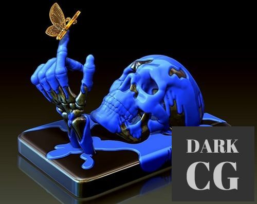 Dripping Skull – 3D Print