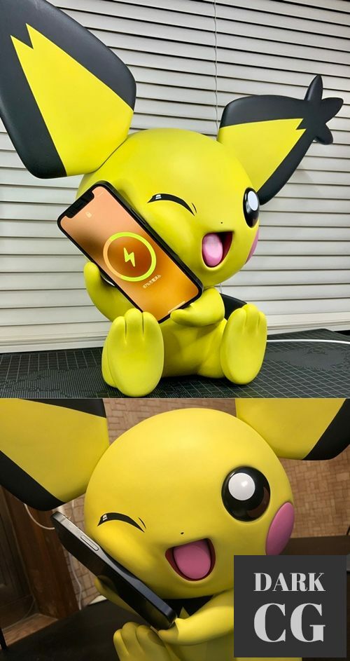 Pichu mobile charger – 3D Print