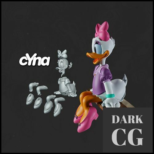 Daisy Duck – 3D Print