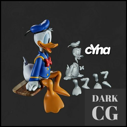 3D Model Donald Duck 3D Print