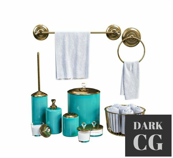 3D Model Bath accessories